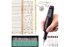 Electric Micro Engraver Pen Mini DIY Engraving Tool Kit for Metal Glass Ceramic Plastic Wood Jewelry 1 Scriber Etcher 30 Bits