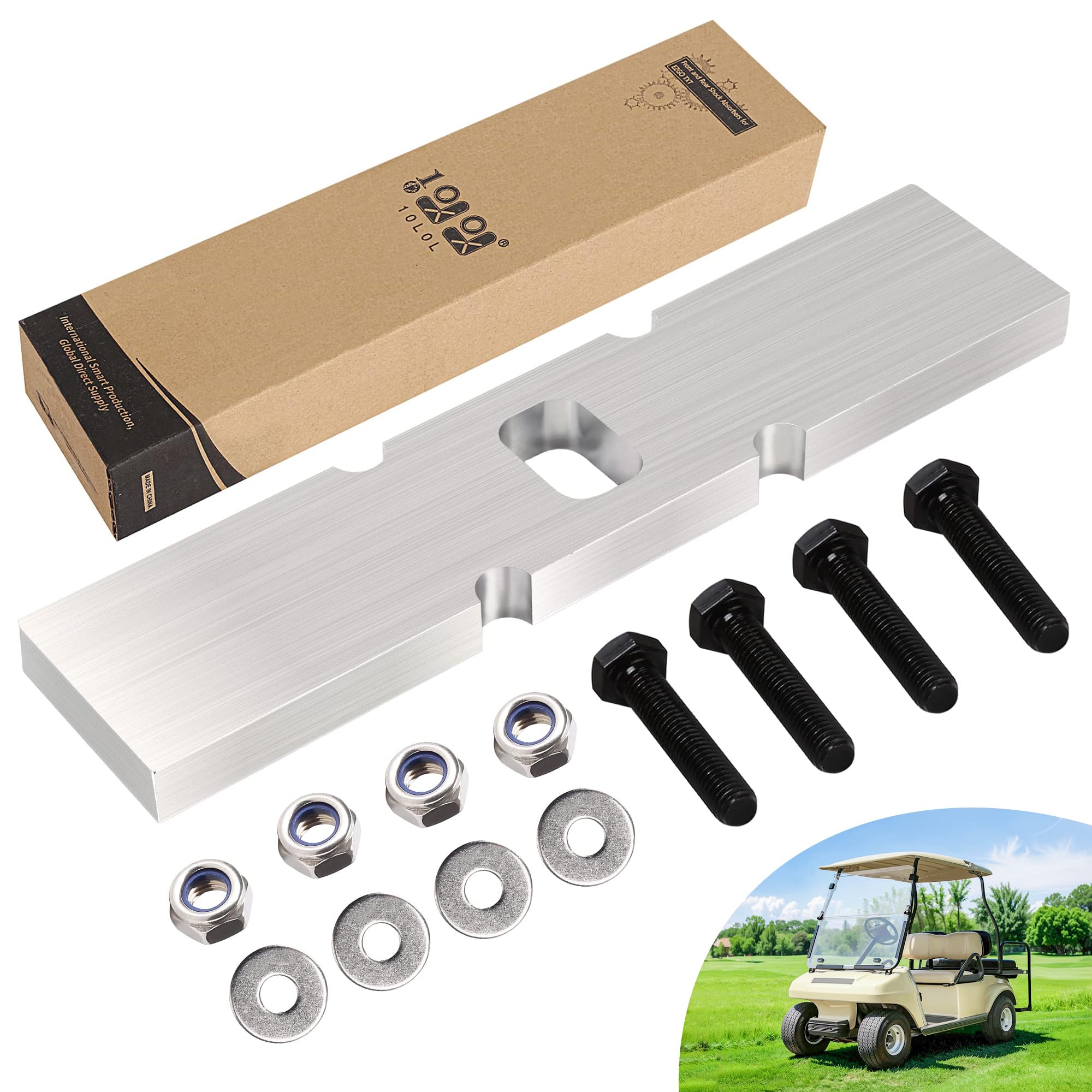 Photo 1 of 10L0L Golf Cart Front End Lift Block Kit for Club Car DS Gas & Electric