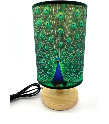 XIANGGUI 1983 Aplique De Pared Con Iluminación De Pavo Real, Lámpara De Pared Creativa Para Sala De Estar, Fondo De TV, Decoración De Pared, Lámpara De Pared Moderna Para Dormitorio, Mesita