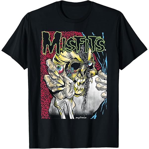 Earth Misfits A.D. Tシャツ 2Bhip Misfits Earth Ad Color Adult Short Sleeve T-Shirt