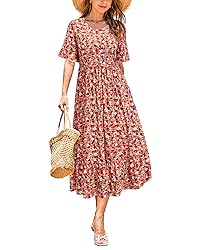 STYLEWORD Women's Summer 2025 Casual Short Sleeve