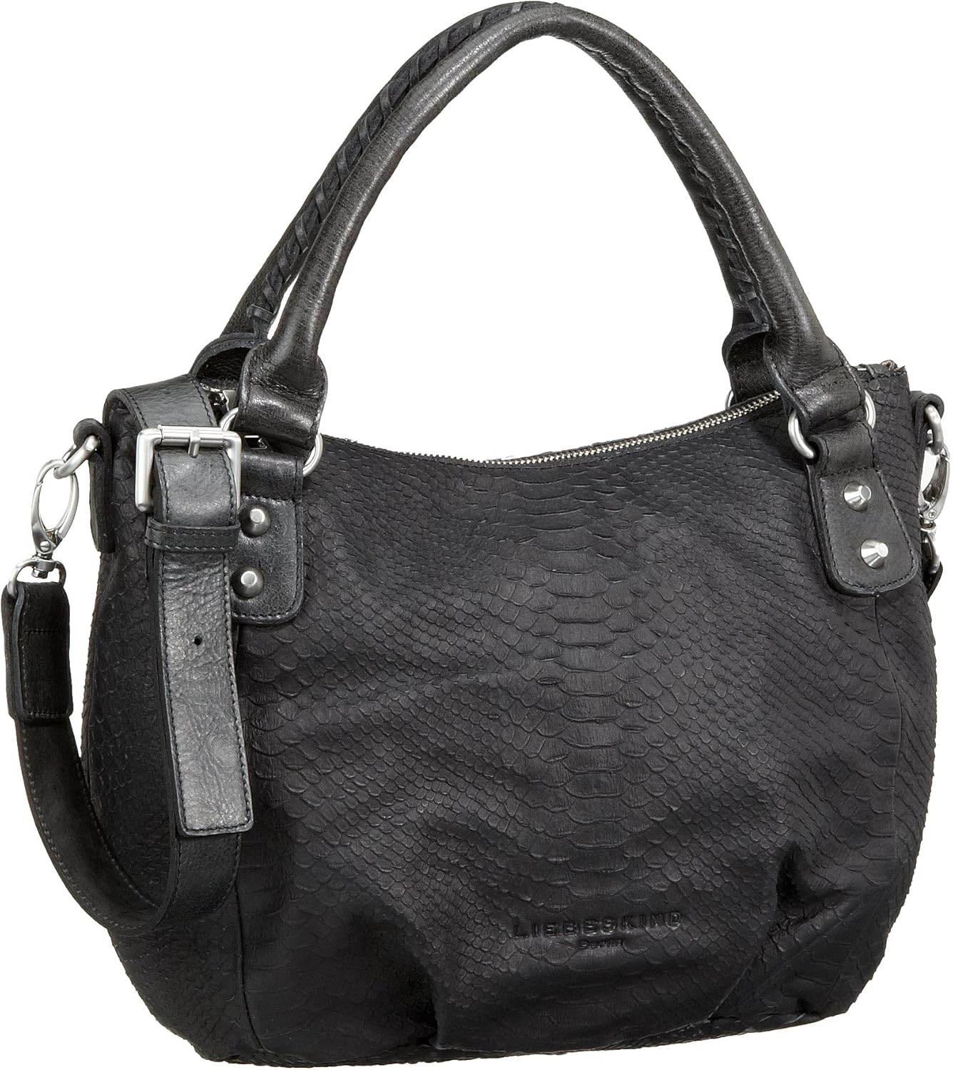 Liebeskind Berlin Gina snake Damen Henkeltaschen, 38x14x29 schwarz ...