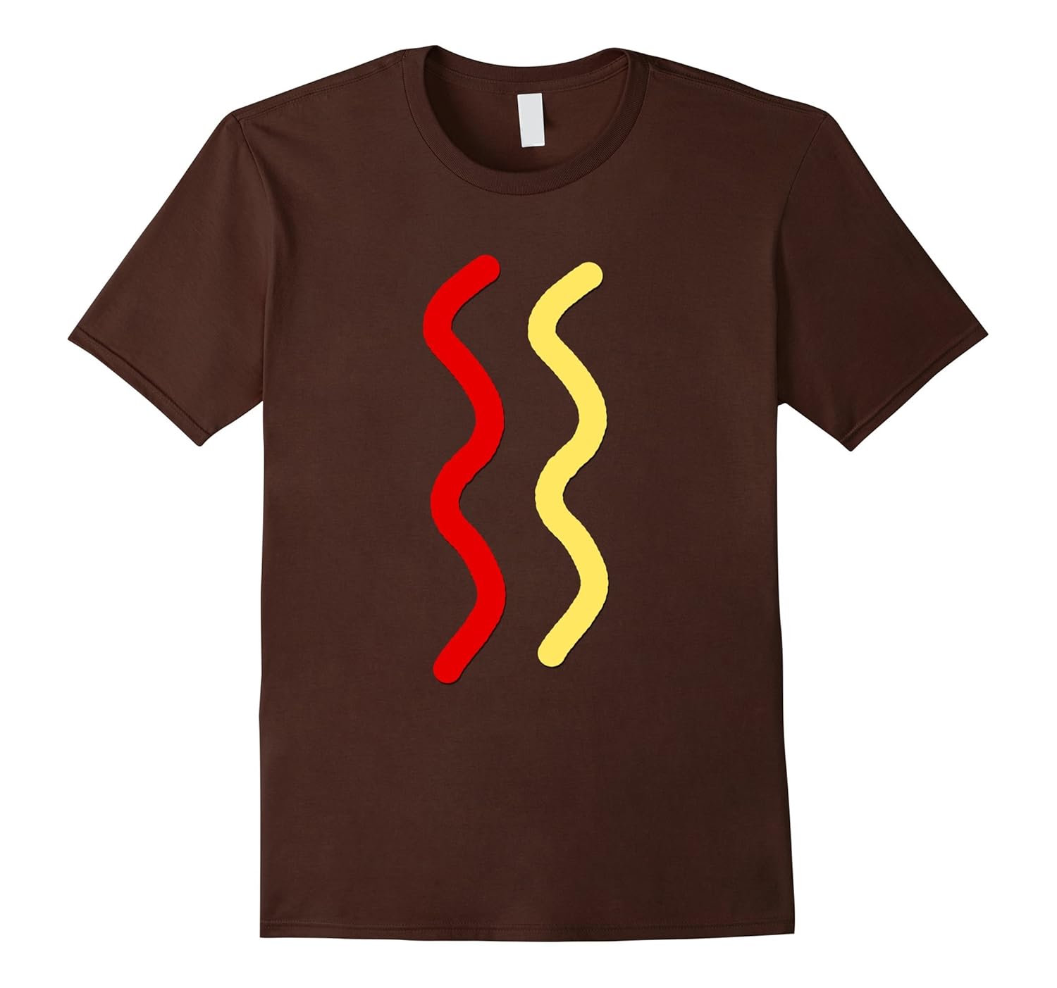 Ketchup and Mustard Hotdog Costume T-Shirt-ANZ