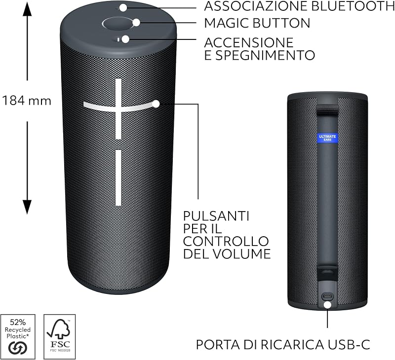 BOOM 4, altoparlante portatile Bluetooth