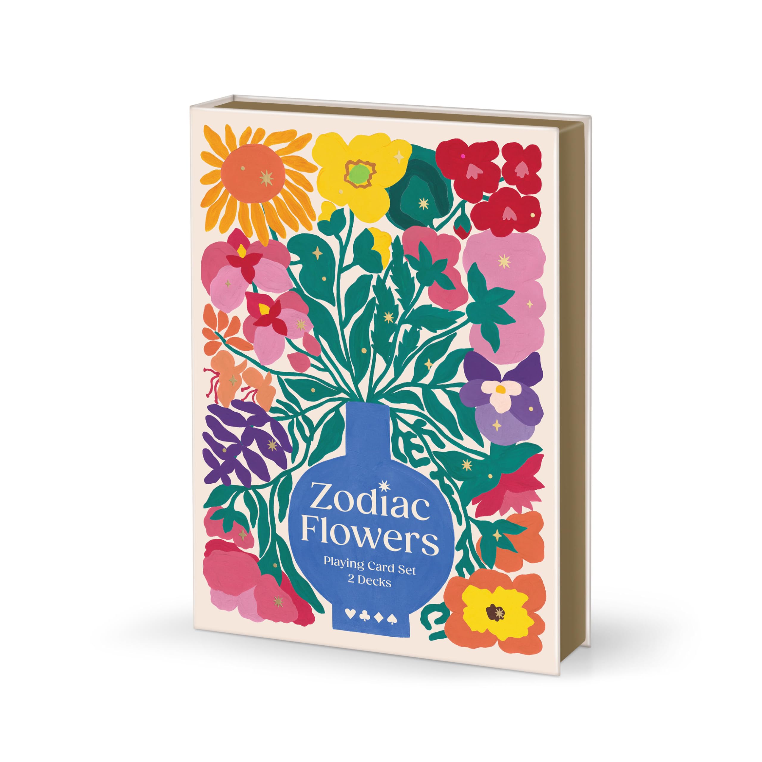 Galison Zodiac Flowers Playing Card Set