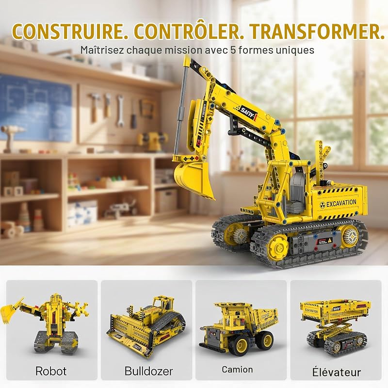 Kit Robot Programmable, 5 Modèles, Appli et Télécommande — photo 8 sur 8