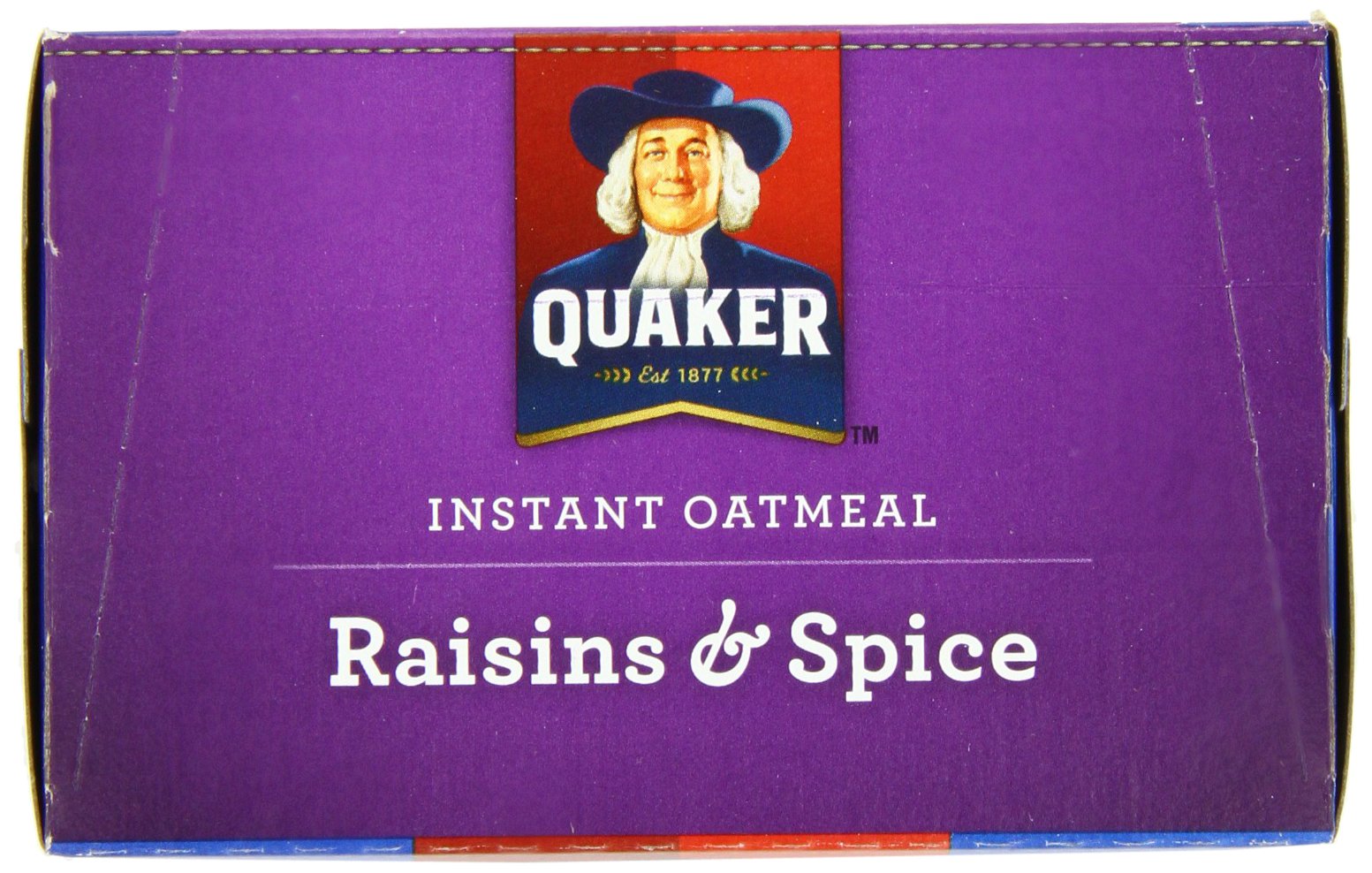Quaker Instant Oatmeal, Raisin & Spice, Breakfast Cereal, 10 Count , 1.