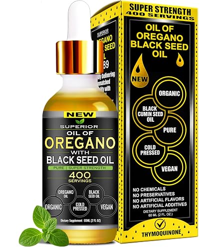 Amazon.com: Pure Oregano Turmeric Oil Drops Super Strength - 6
