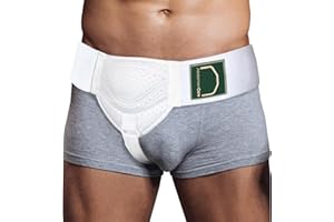 AbdomenCare Inguinal Hernia Support Belt for Men & Women for Left or Right Side Hernias I 2 Direct Compression Pads I Hernia 