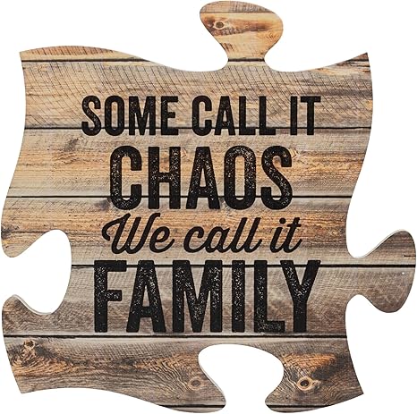 P Graham Dunn Chaos We Call It Family On Distressed Wood Look 12