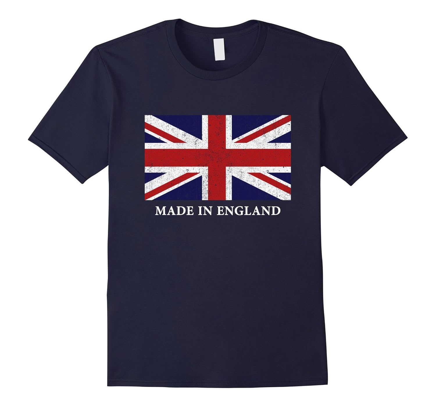 Made In England British Flag T Shirt-Rose