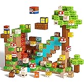 GobiDex 100PCS Magnetic Building Blocks Game-Based Build Magwonder Cave World with Magnet Construction Toys STEM Sensory Gift for Boys Girls Birthday (1 inch)