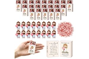 Wettarn 24 Sets Christian Valentine Gift Bulk Mini Jesus Loves You Figurines Gifts, Small Jesus with Match Storage Box Pocket for Coworkers Church Sunday School Students Religious Gift, Easter Egg