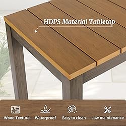 Cozyman Outdoor Bar Height Table and Chairs Set, 3
