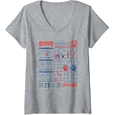 Womens Poppy Playtime It's Playtime Player Instruction Manual V-Neck T-Shirt