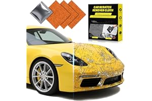 NASILOOP Upgrade Nano Sparkle Cloth Car Scratch Remover, 2025 New Nano Sparkle Cloth and Scratch Remover for Vehicles, Easily Repair Car Paint Scratch, Water Spots-Orange
