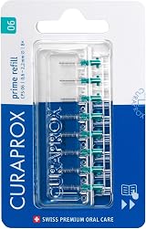 Curaprox CPS 06 Prime Interdental Brush Refills ISO 0 Green 8-pcs