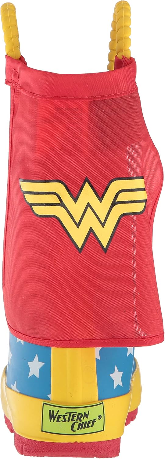 Western Chief Kids Womens Wonder Woman Rain Boot (Toddler/Little Kid/Big Kid): Shoes