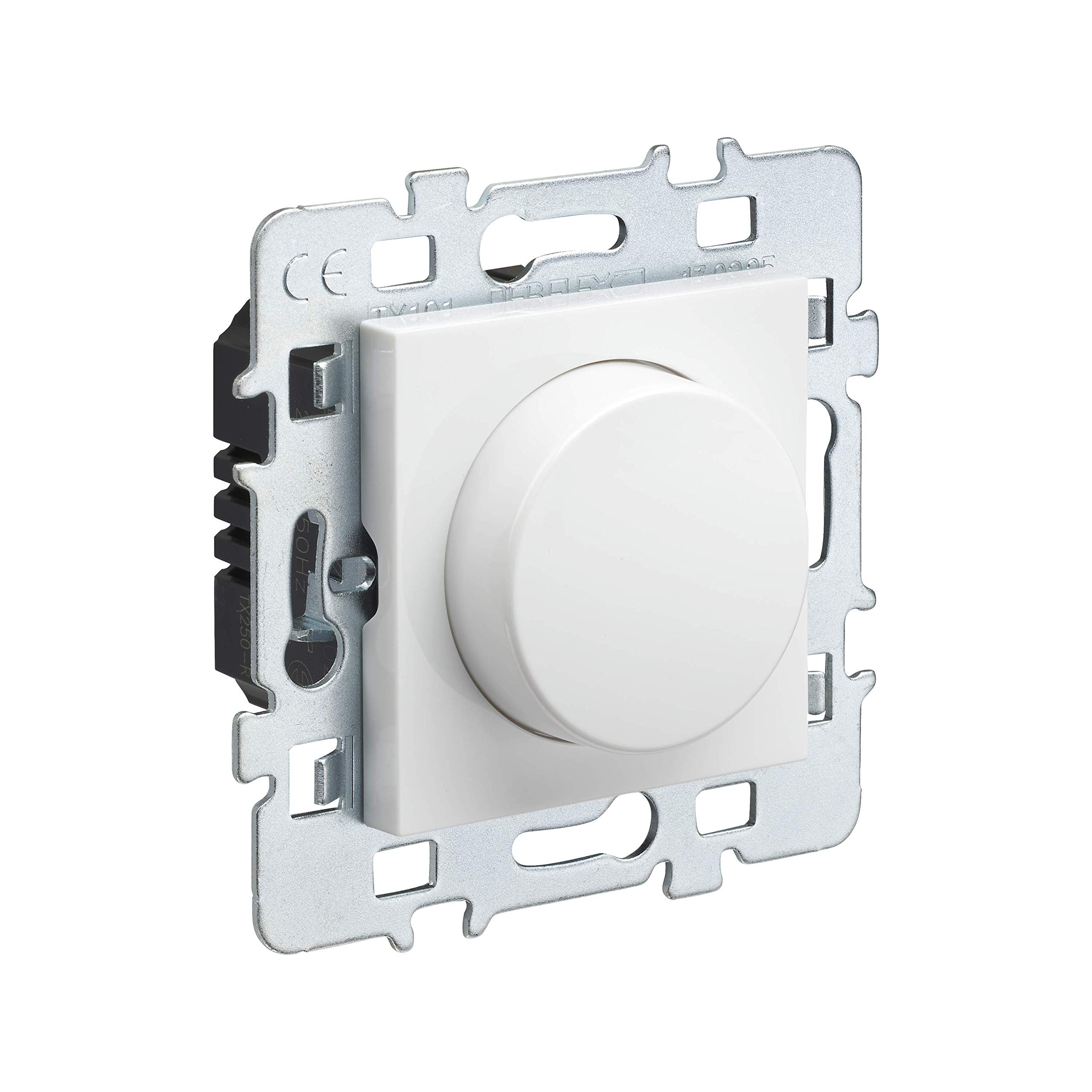DEBFLEX Casual Rotating Dimmer Switch 2 Meca Wires + Cover White + Metal Stand