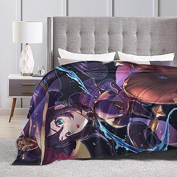 Amazon 原神project げんしん 毛布 フランネルブランケット おしゃれ ヒロイン パイモン 蛍 重雲 ゲームキャラクター 全幅 印刷 ブランケット ふわふわ 暖かい 掛け毛布 大きいサイズ 多機能 ゲームグッズ プレゼント ブランケット 毛布 オンライン通販