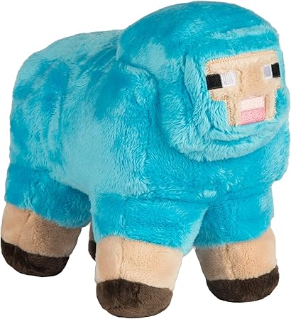 Amazon Jinx Minecraft Minecon Earth 17 羊のぬいぐるみ ターコイズ 長さ10インチ ぬいぐるみ おもちゃ