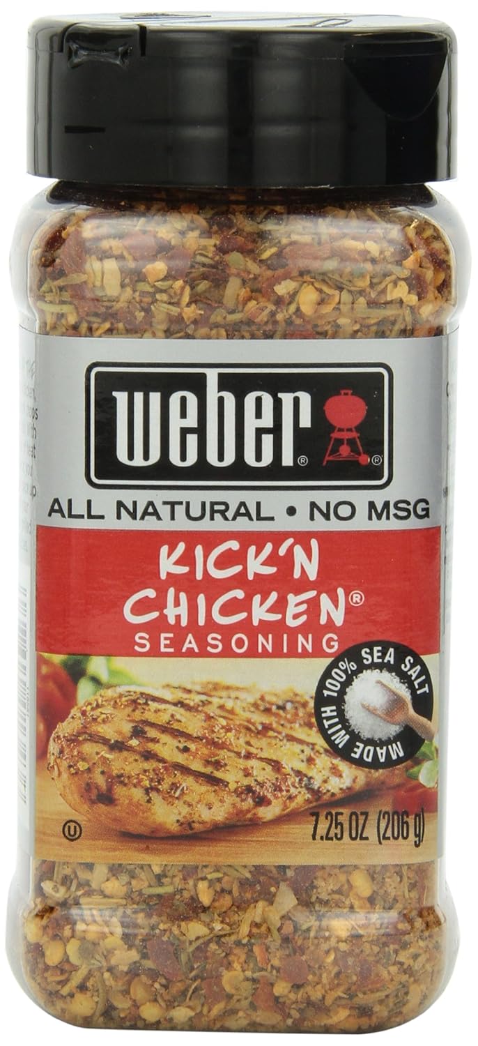 Weber Seasoning, Kick 'N Chicken, 7.25 oz