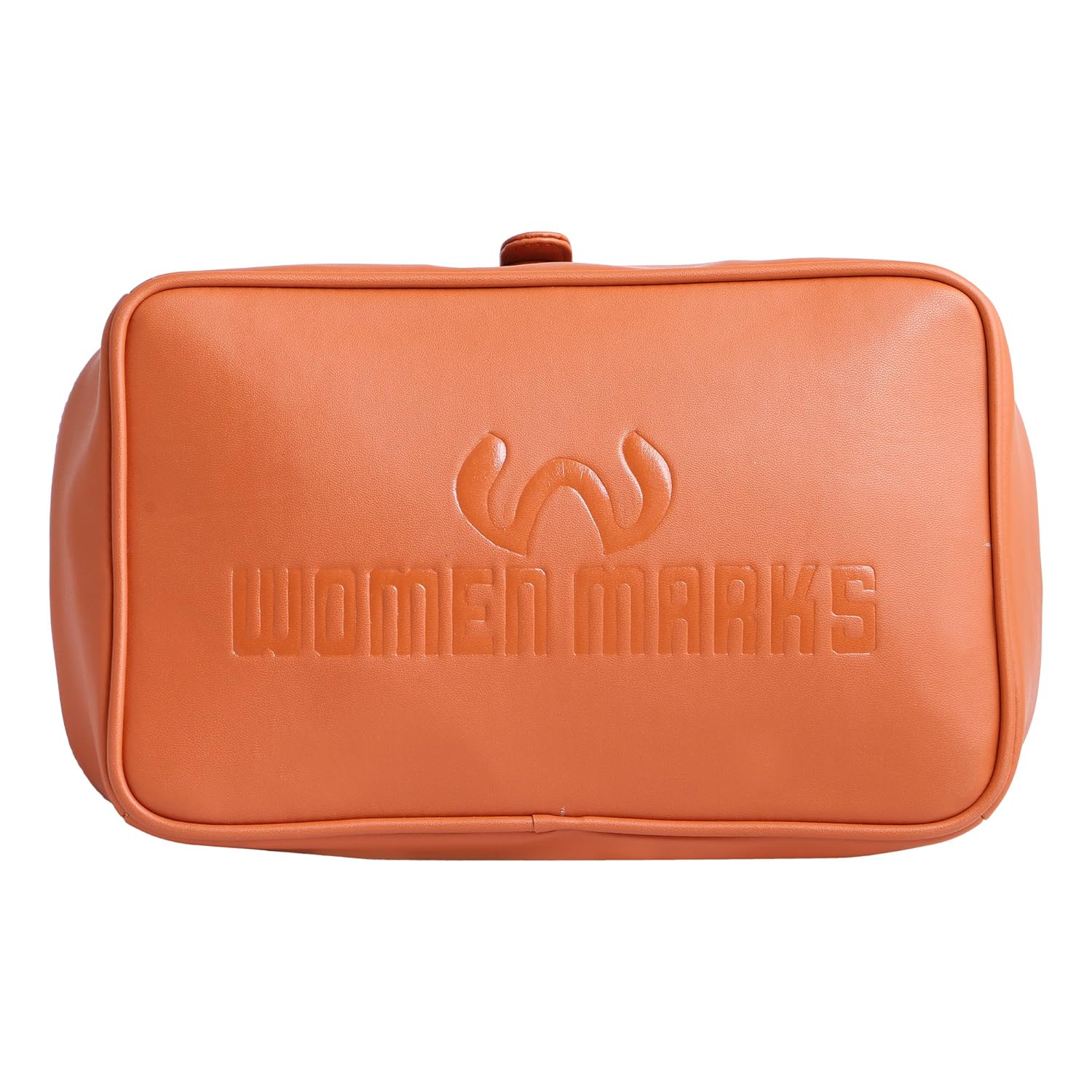 women marks women's pu handbag, 6x9-inch(orange)