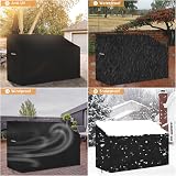 Dokon 4 Seat Garden Bench Cover Waterproof Oxford Fabric Windproof view 3