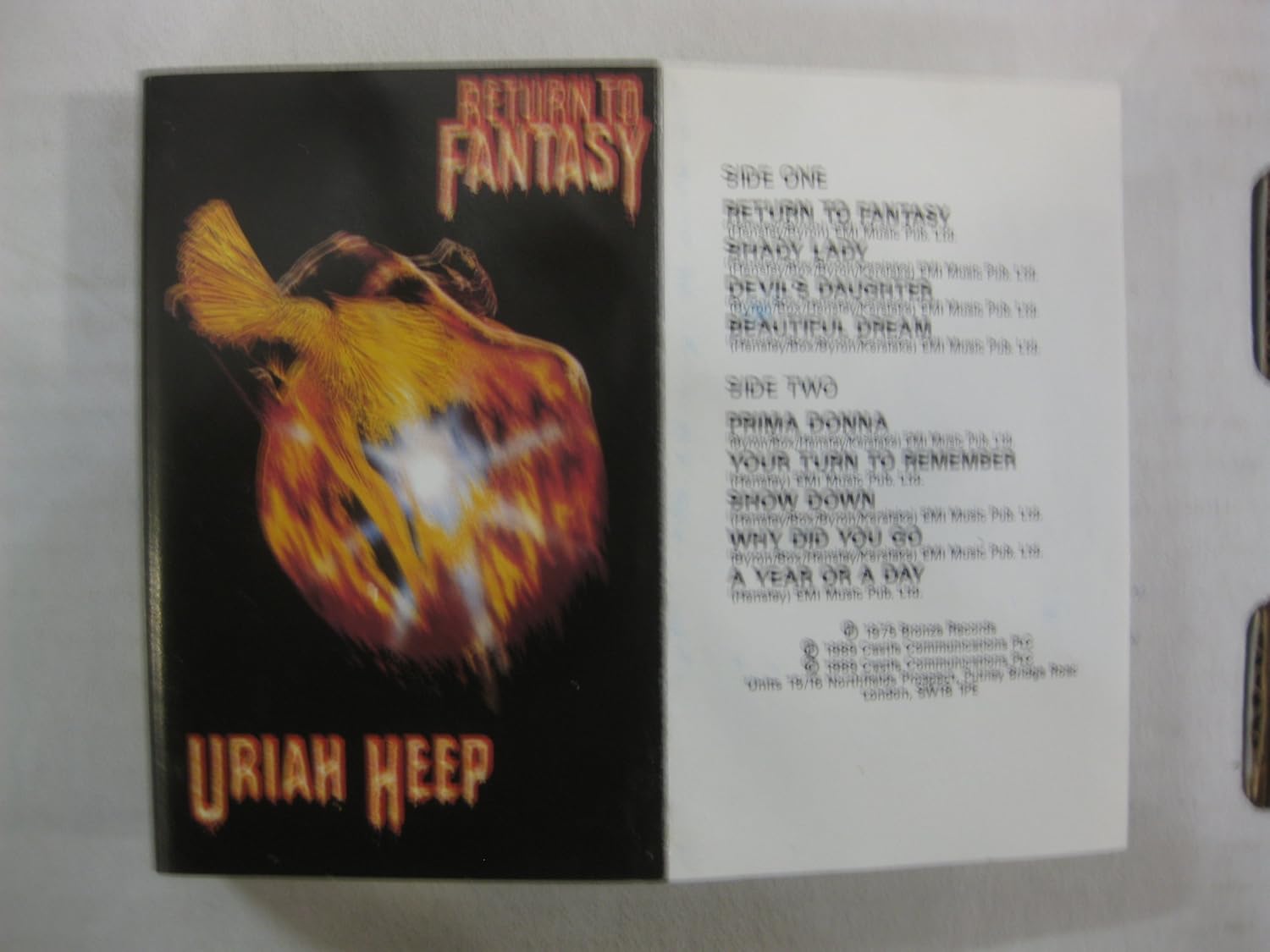 Uriah Heep Uriah Heep Return To Fantasy Audio Cassette Amazon Com Music