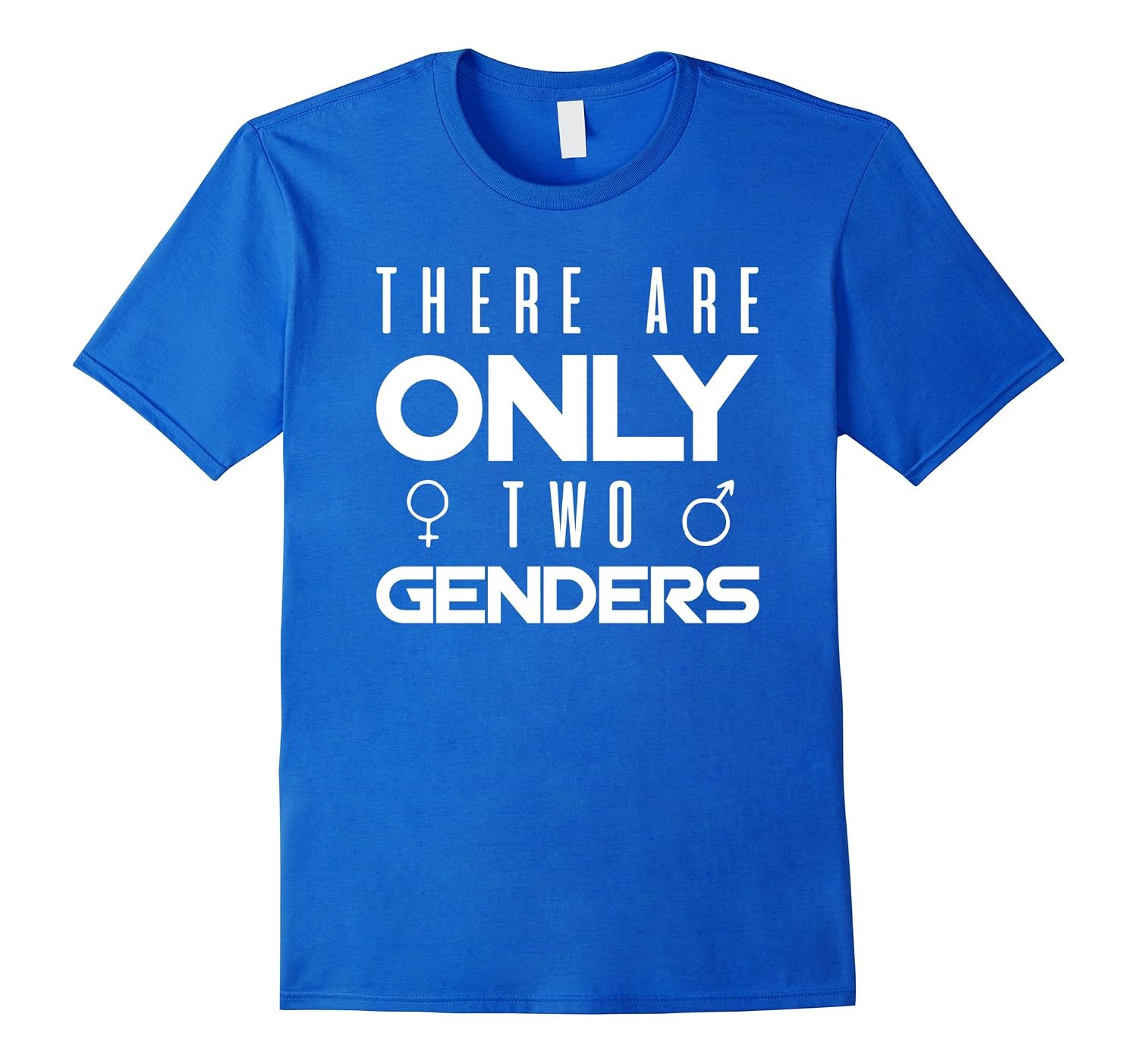thumbnail image 2 of There Are Only Two Genders Tee – Adult & Kids Sizes – USA Made, Black, Crew Neck 2 of 6