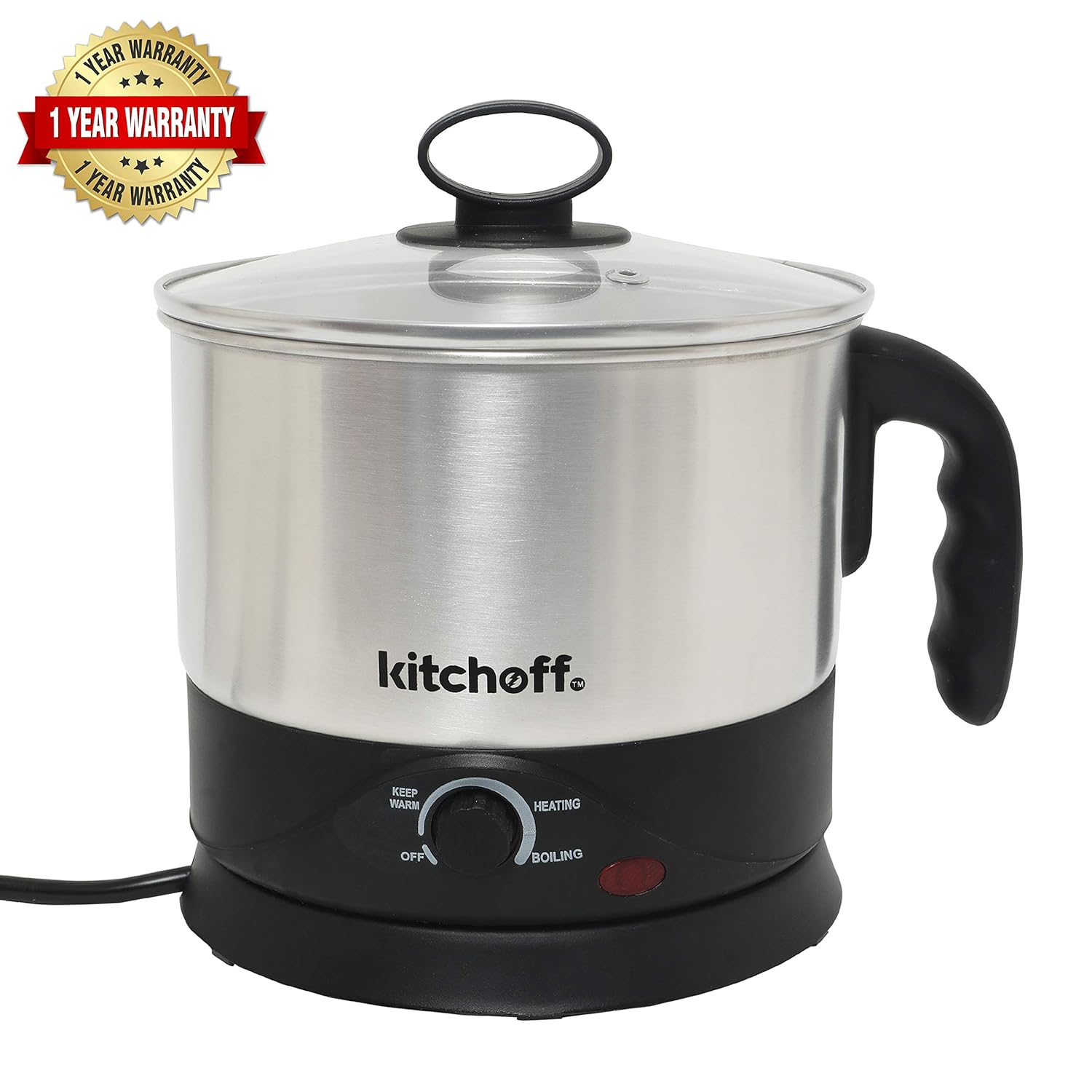 Buy Kitchoff WDF Automatic Electric MultiPurpose Kettle (Sliver and