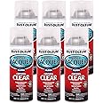 Rust-Oleum Automotive 253366 Acrylic Lacquer Spray, 11 oz, Gloss Clear, (6 Pack)