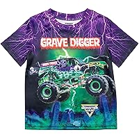 Amazon.com: Monster Jam Grave Digger Mens Matching Family Hawaiian