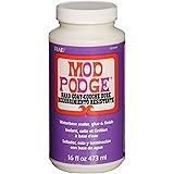 Mod Podge CS15063 Waterbased Sealer, Glue & Finish, 16 oz, Hard Coat, 16 Ounce, Clear, 16 Fl Oz