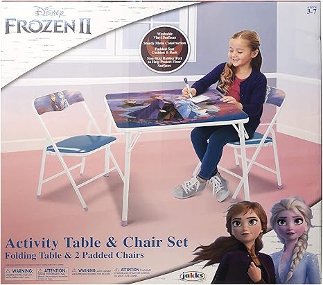 frozen folding table and chairs