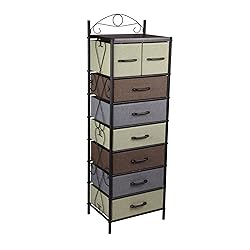 Household Essentials Victorian Style 8-Drawer Tower