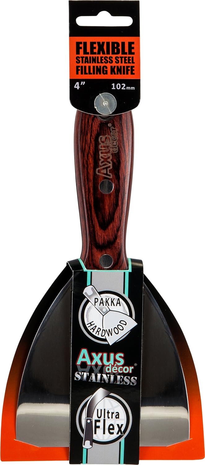 Axus Décor 4inch Stainless Steel Flexible Filling Knife Amazon.co.uk DIY & Tools
