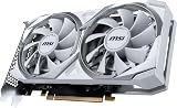 MSI GeForce RTX 3050 VENTUS 2X XS WHITE 8G OC Gaming Graphics Card view 3