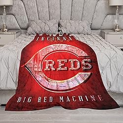 LJHFDM Cincinnati City Baseball Throw Blanket