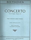 Beethoven Ludwig Concerto in D Major Op. 61 for