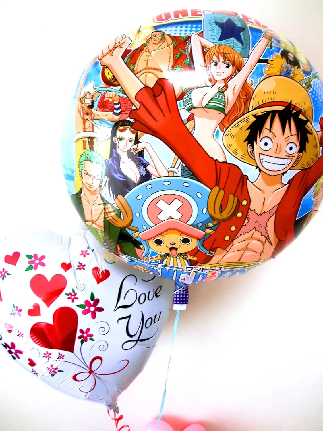 Amazon 誕生日 結婚祝 入学祝 卒業祝 ワンピース エース シャンクス ルフィバルーン バルーンアート 風船 バルーン おもちゃ