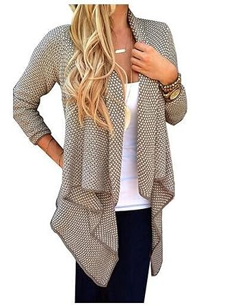 tricot gilet femme manches longues