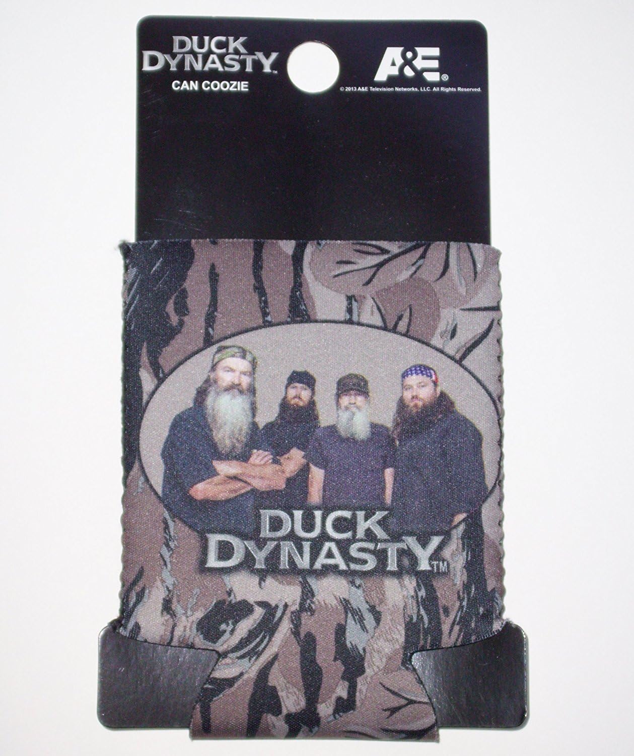 1 X Duck Dynasty Camo Koozie / Can Cooler, Camo, Cammo, Fits standard 12 oz cans