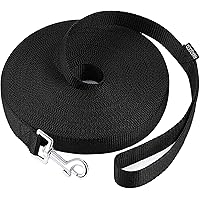 AMAGOOD Dog/Puppy Obedience Recall Training Agility Lead-15 ft 20 ft 30 ft 50 ft Long Leash-for Dog Training,Recall,Play…