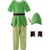 ReliParty Boy Fairy Costume Elf for Kids Toddler with Hat