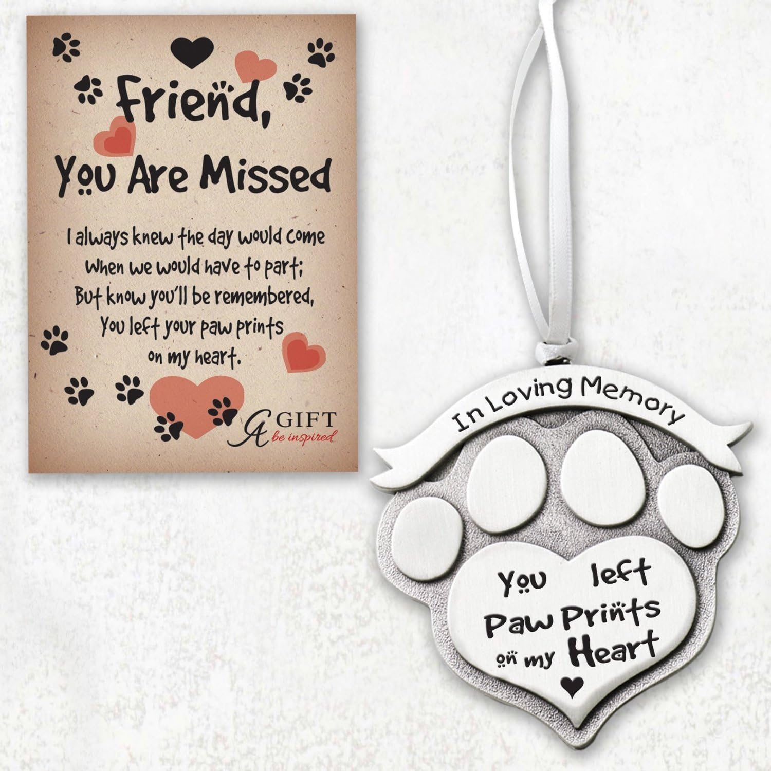 paw print of deceased pet