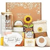 LUICONMO Thank You Gifts for Women, Appreciation Gifts for Coworkers Teacher with 16oz Thank You for Being Awesome Glass, Emp