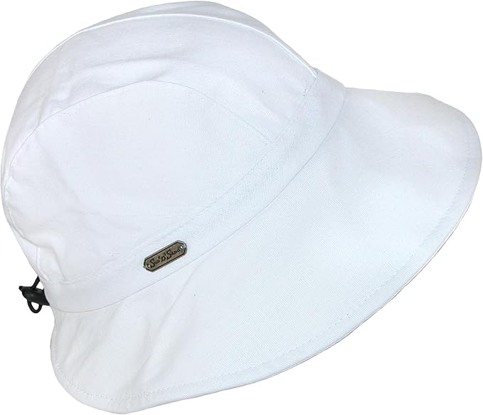Sun N' Sand Breezy Drawstring Hat, White at Amazon Women’s Clothing store