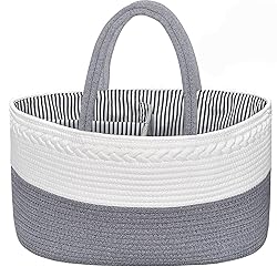 ABenkle X-Large Diaper Caddy Organizer, Boho Rustic
