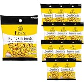 Eden Organic Pumpkin Seeds, Pocket Snacks, Dry Roasted, Lightly Salted, Hulled, Pepitas, 1 oz (24-Pack Case)